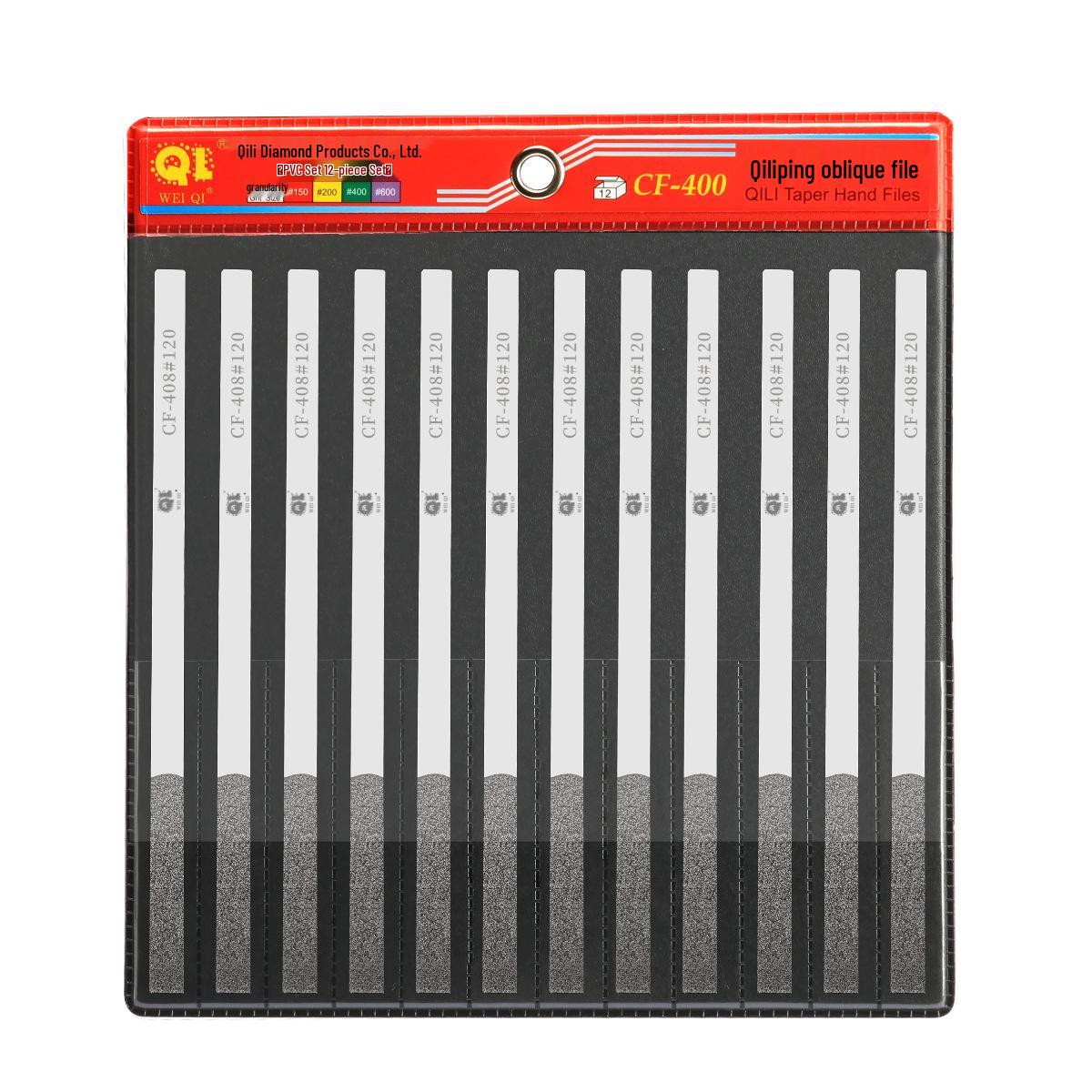 Qili CF-400 Diamond File Set for Mold and Steel Grinding CF-408-150# Single