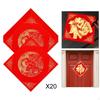 10 Pieces Xuan Paper Doufang Spring Decorations Doors DIY Calligraphy Writing Suitable for Family