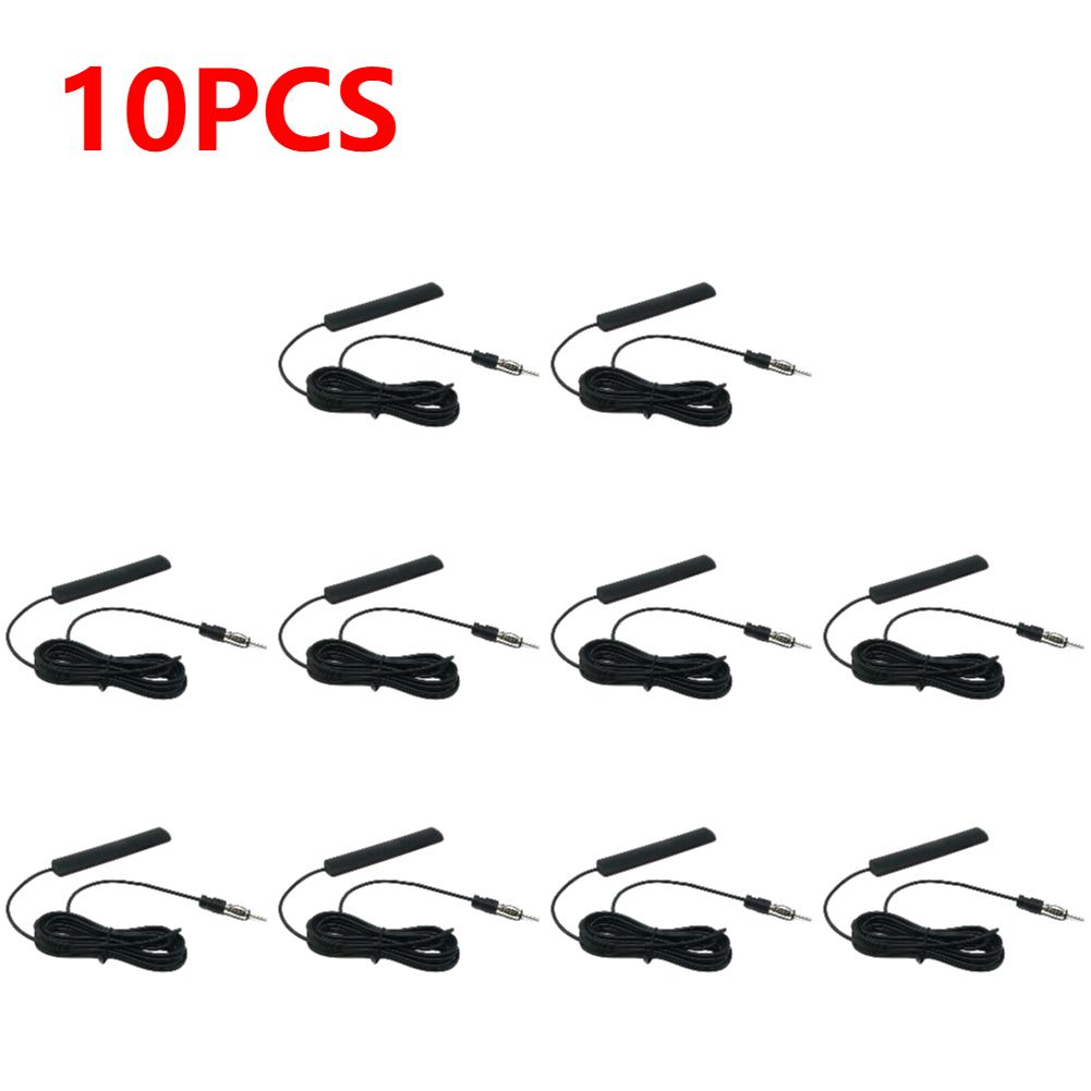 DC5-12V Car Interior Hidden Amplified Antenna Car Electronic Radio Antenna 85-860Mhz Car Radio Patch Aerial for Car Truck