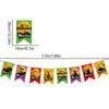 Decorative Happy Halloween Paper Banner Hanging Pumpkin Letter Flag  Haunted House