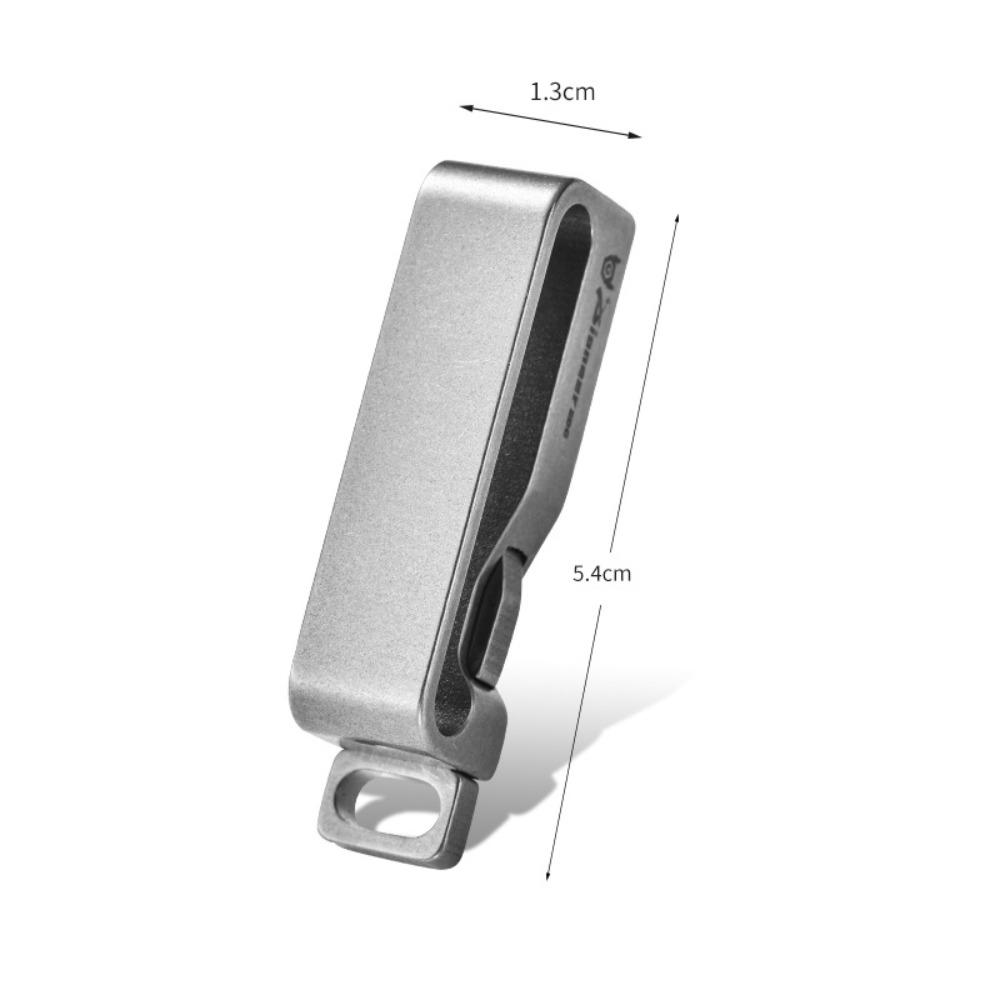Lightweight Carabiner Hook Clip EDC Waist Belt Car Key Ring Portable Waist Belt Buckle  Outdoor