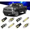 White LED Interior Light Kit for Toyota Tundra 2014 2015 2016 2017 2018    Super Bright 6000K Interior LED Bulbs Package + Cargo Lights + License