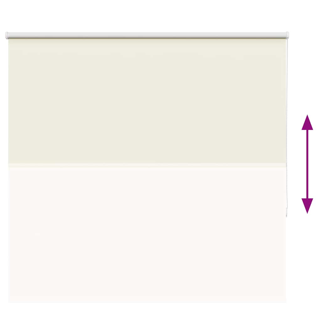 Blackout Roller Blind Cream White 150x150 Cm Fabric Width 146.6 Cm