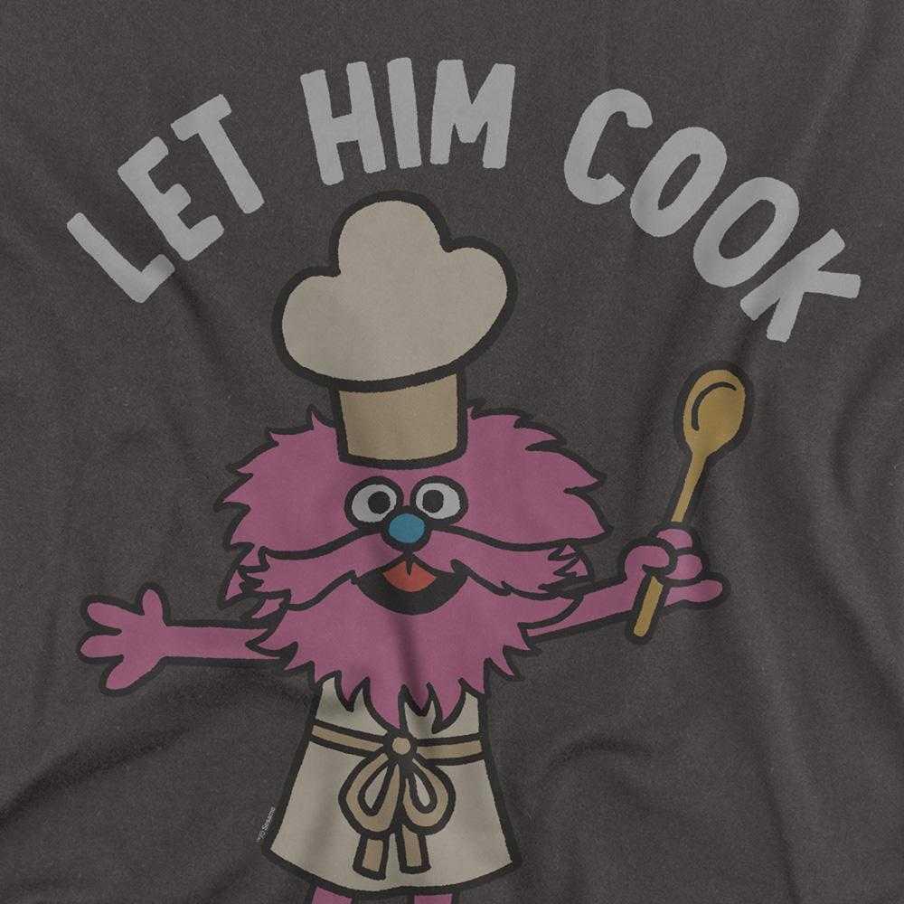 Sesame Street Unisex Adult Let Him Cook Long-Sleeved T-Shirt
