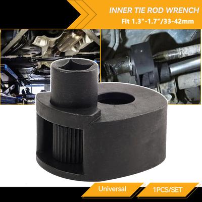 Universeller Spurstangenkopf-Schlüssel 33 - 42 mm Auto Innenlenkgestänge Spurstangenkopf Entfernungswerkzeug Automobilwerkzeug Rund Schwarz Auto Reparatur