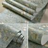 Non-woven Fabric Self Adhesive Wallpaper Aluminum Foil Bottom American Retro Wall Sticker  Wardrobe
