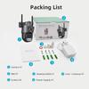 ICSEE Dual-Lens Wireless 360° HD Night Vision PTZ Outdoor Camera