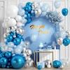 Blue Balloon Arch Set for Birthdays, Weddings, and Events