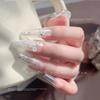 10Pcs Transparent 3D Nail Art  Bow Charms Accessories Parts For Manicure Nails Decoration Supplies