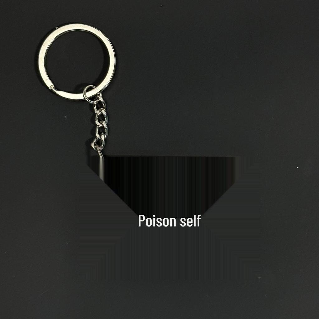3D Acrylic Badminton & Table Tennis Nostalgic Sports Keychain Pendant