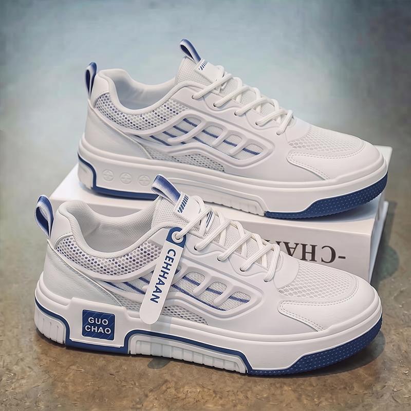 Men 's Casual Four Seasons Fashion Skateboarding Students Comfortable Sneakers Boys Trending Soft Sole Breathable Shoes