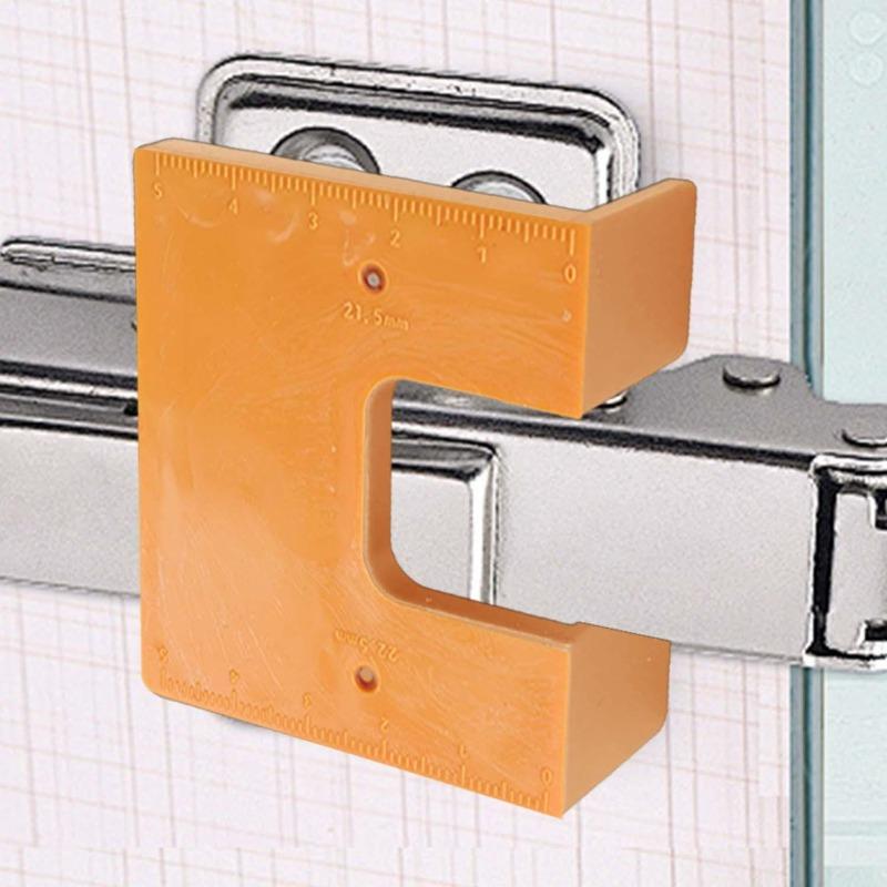 Hinge Quick Magnetic Installation Positioning Piece Cabinet Door Installation Point Fixed Plate Woodworking Cabinet Fixing Tools