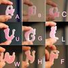 Creative Cats Letter Pendant Silicone Mold Flexible Silicone Texture Suitable for Resin Jewelry Making and Craft Project