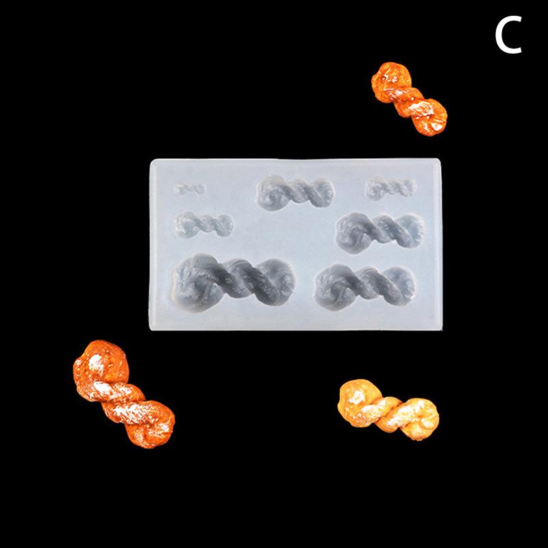 Diy Crafts Casting Baking Tool Mini Food Dessert  Epoxy Resin Mold Cake Candy Chocolate Silicone Mould