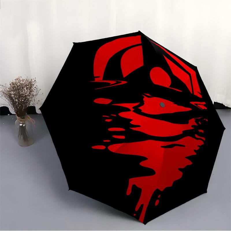 1pz Ombrello Automatico Apri/Chiudi Silhouette di Naruto - Ombrello da Viaggio Compatto, Perfetto per Donne e Uomini - Regalo Ideale per Compleanno/Natale, 161
