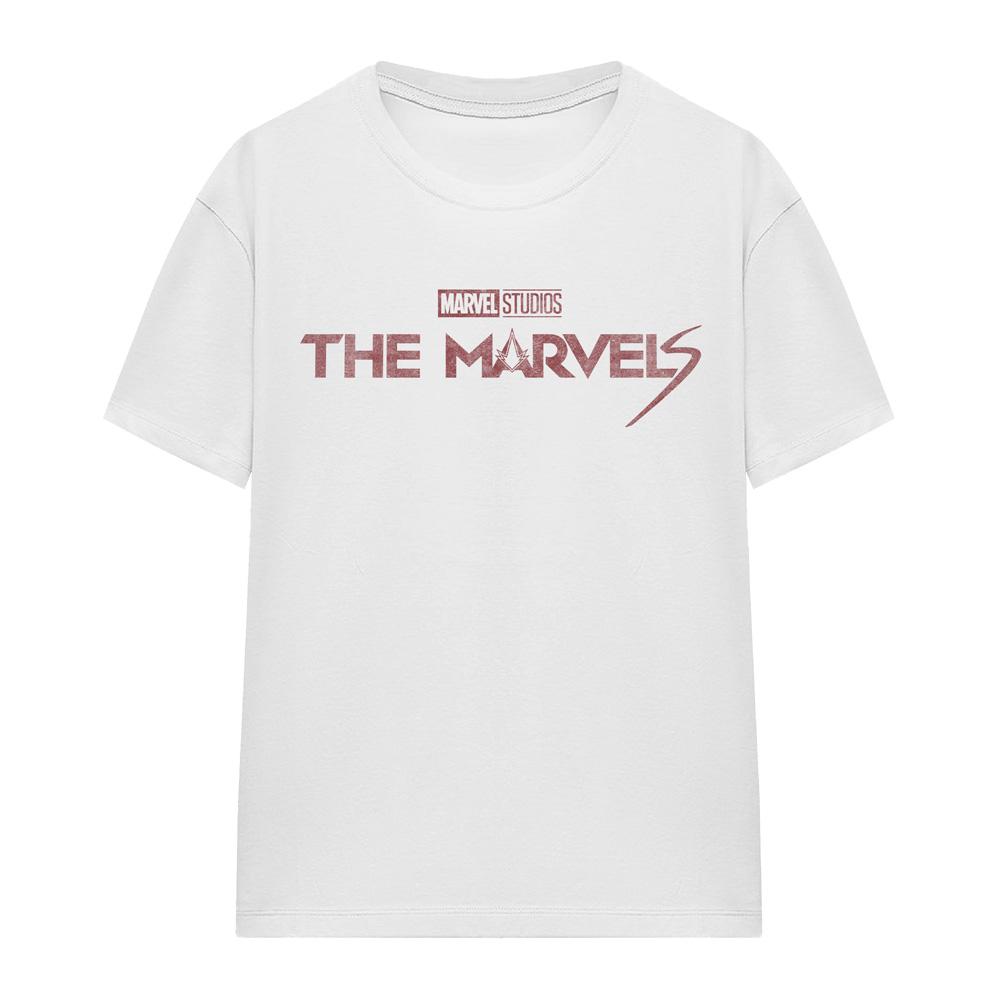 The Marvels Womens/Ladies Distressed Logo T-Shirt