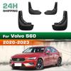 4PCS Car Mud Flaps Splash Guards Mudguards Car Mud Flaps Compatible with Volvo S60 4-Door Sedan 2019 2020 2021 2022 2023