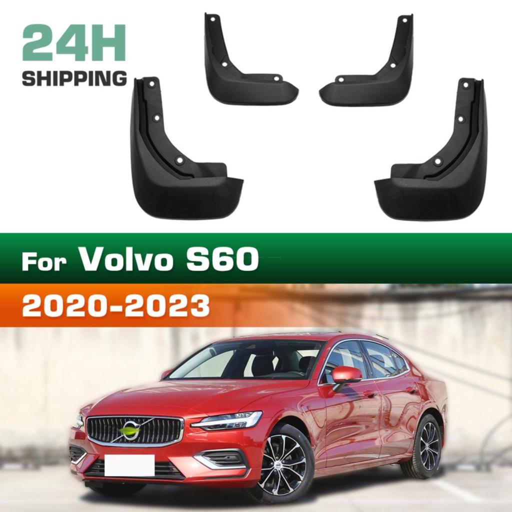 4PCS Car Mud Flaps Splash Guards Mudguards Car Mud Flaps Compatible with Volvo S60 4-Door Sedan 2019 2020 2021 2022 2023