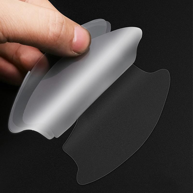 Transparent Car Door Handle Protector Film Anti Scratch Stickers For Skoda Fabia 1 2 Octavia A7 RS Superb Rapid Yeti Karoq