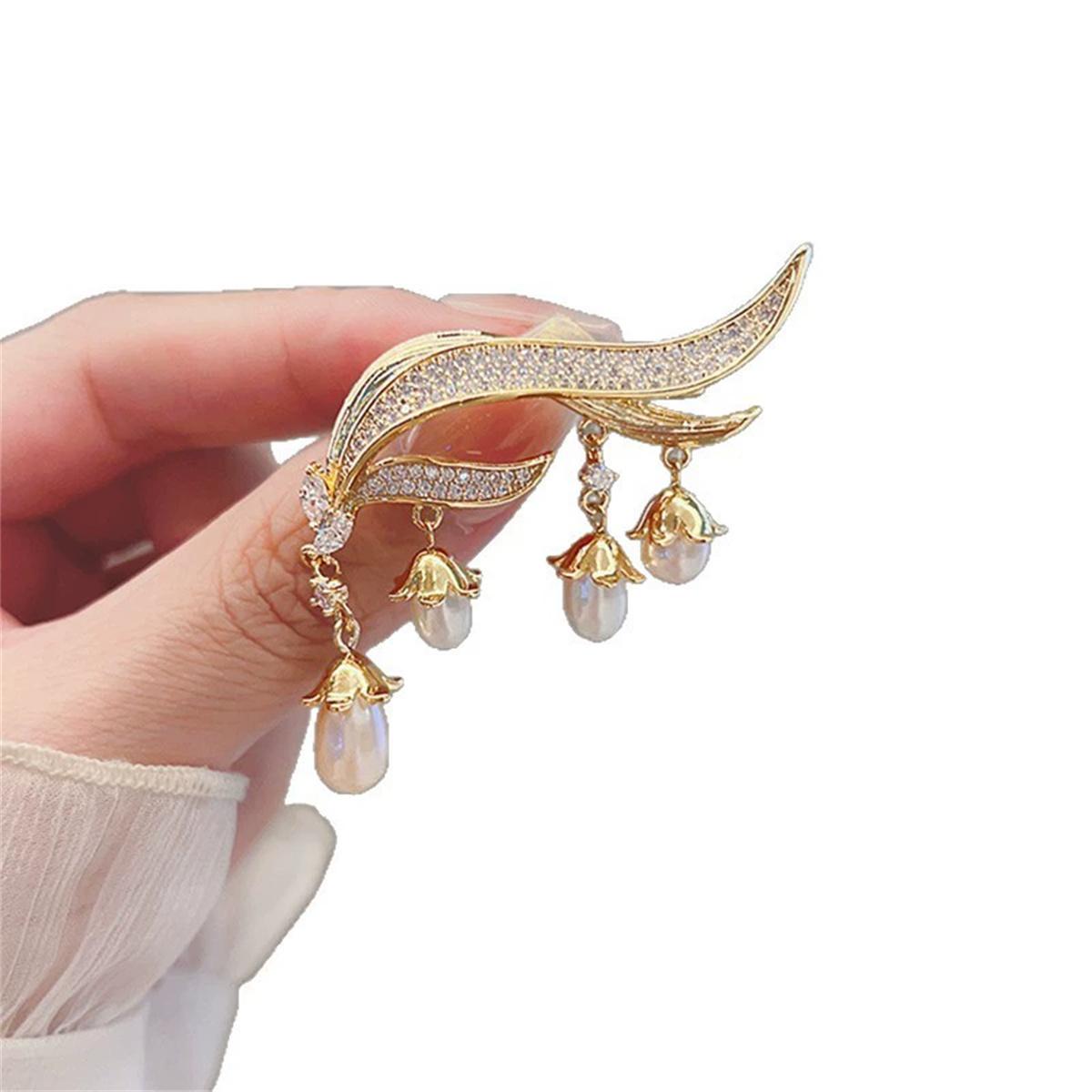 Trendy Charm Flower Brooch Creative Personality Pin Pendant Clothing Bag Jewelry Accessories Party Birthday Trendy Gift Unique
