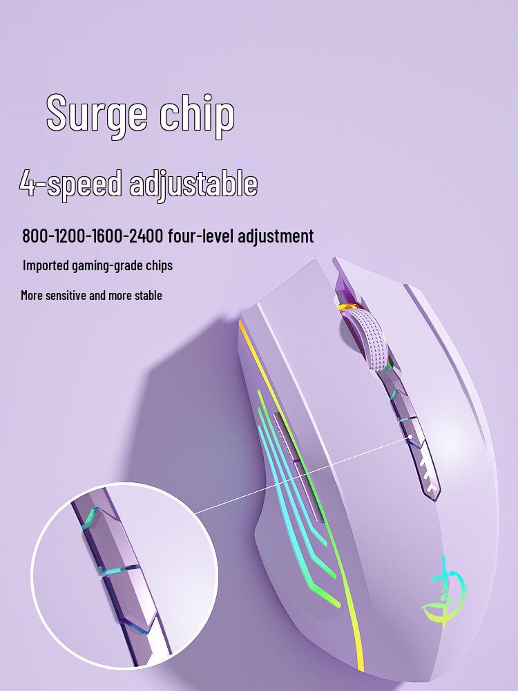 Rechargeable Silent Wireless Bluetooth Gaming Mouse for Desktop and Laptop (Men & Women)