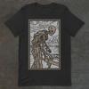 Skeleton Death Tarot Occult Gothic Comfort Tee Shirt Dark Art Style