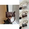 Fashionable Small Square Shoulder Bag In Black White Brown Casual Pu Crossbody Style