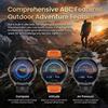 New Outdoor GPS Offline Map Sports Smart Watch Compass Altimeter 4GB Memory Video Music Playback Waterproof Smartwatch Men