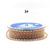 Colorful Carrying Strap Braided Rope Hand-Made Cotton Threads Handcraft Braiding Rope Braided Rope Bracelet Braiding Thread Crafts Tassel DIY Material