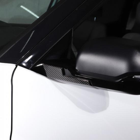 Carbon Fiber Side Door Rearview Mirror Trim Cover for Toyota Tundra -23