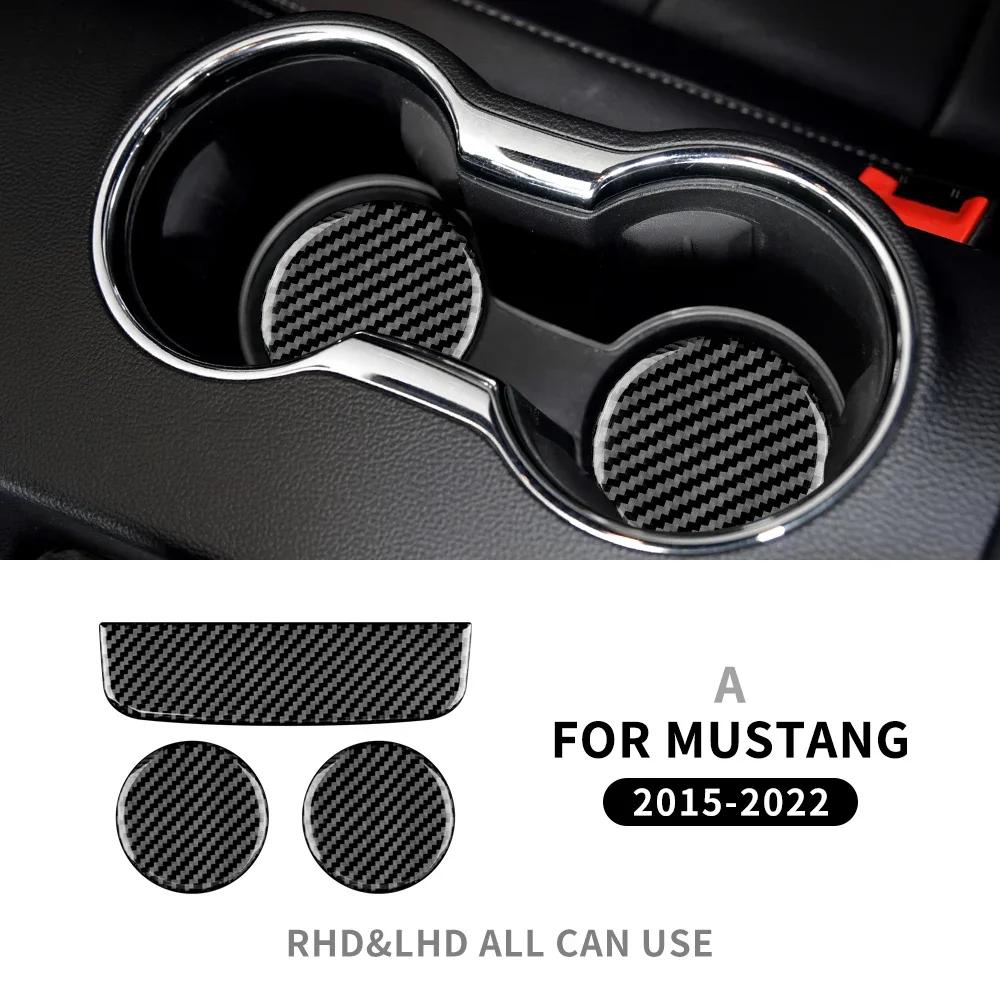 Real Carbon Fiber Dashboard Trim Panel for Ford Mustang 2015-2023 Interior