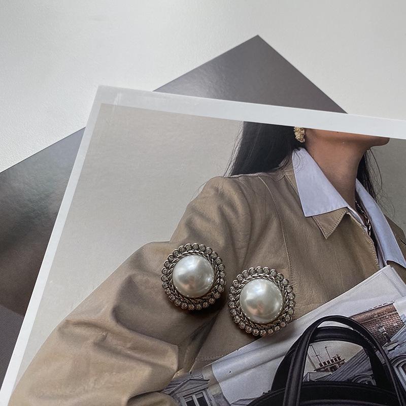 10 ADET Güzel Shank Düğmeleri Yuvarlak Altın Rengi İnci Şaft Düğmeleri Kadın Bluz Ceket Giyim Aksesuarları