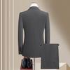 2026 Premium Men's Slim Fit Stripe Suit Set for Business, Wedding, and Formal Wear