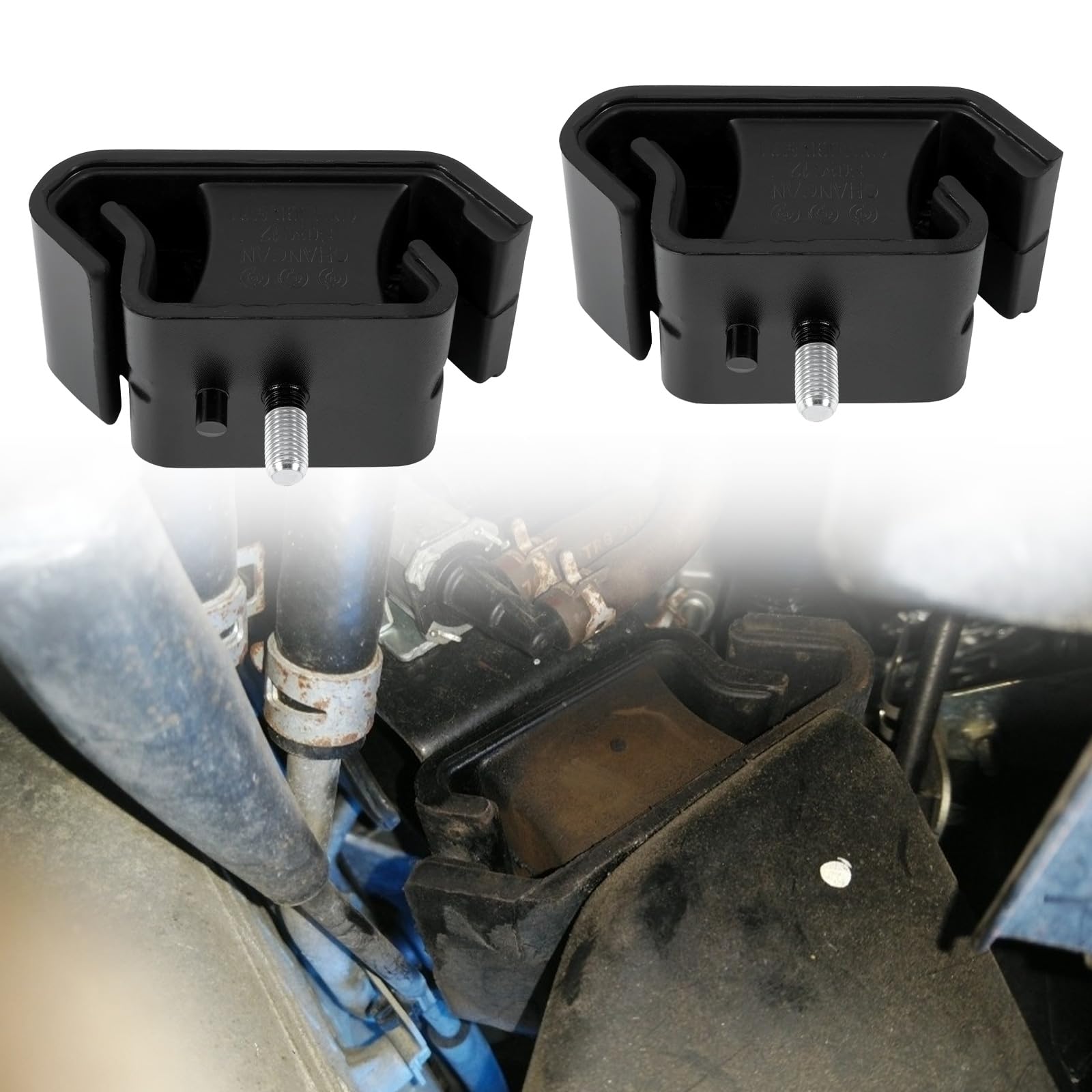 

Подушки двигателя Sarasara для Suzuki Every DA64V и водителя и пассажира, оригинальный совместимый номер детали DA64W, боковые, комплект из 2 штук, усиленные, чёрный