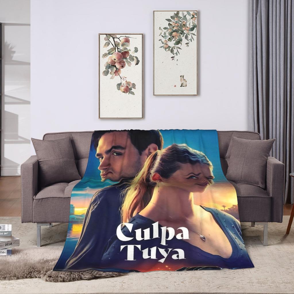 Film Culpa Mia Blanket  Warm Print Plush Throw Blanket For Outdoor Decorative Flannel Bedspread Bed Cover