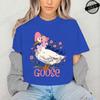 Mama Goose Cute T-Shirts for Women,Grateful for Being Mom Tee Tops,Strong and Bless Mom Women's Shirt Clothes,Gift for Mother