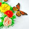 Colorful Butterfly Headband for Adult Elegant Flower Headhoop Carnival Party Headdress Stage Performances Props Headwear