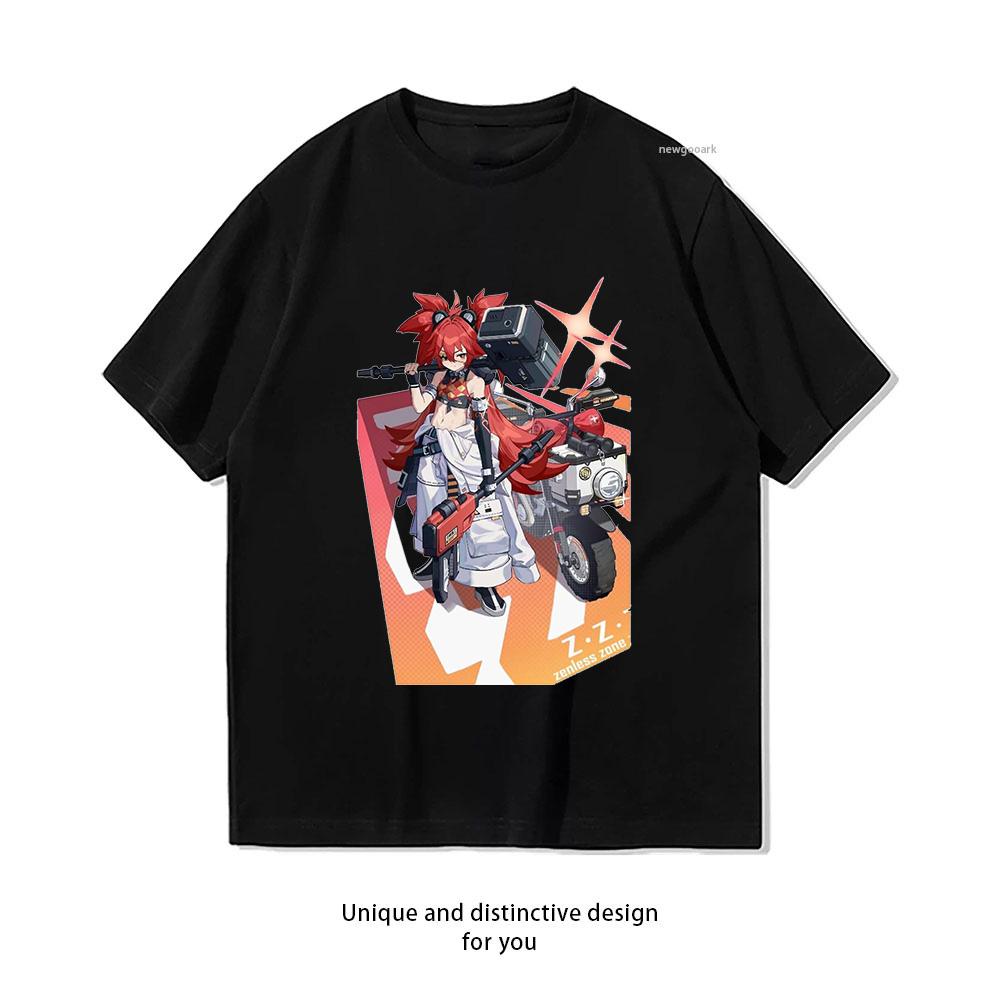 Koleda Belobog Zenless Zone Zero Arpg Tshirt Woman Man Summer Cotton Printed T Shirts Player Gamers Casual Shortsleeved Shirt