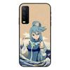 Cute Konosuba Anime Girl Phone Case For VIVO Y95 Y93 Y31 Y20 V19 V17 V15 Pro X60 NEX Soft Black Phone Cover