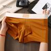 Men Boxer Briefs with Ball Pockets Elephant Nose Design Shorts Underwear Patchwork Color Moisture-Wicking Non-restrictive Men Underwear