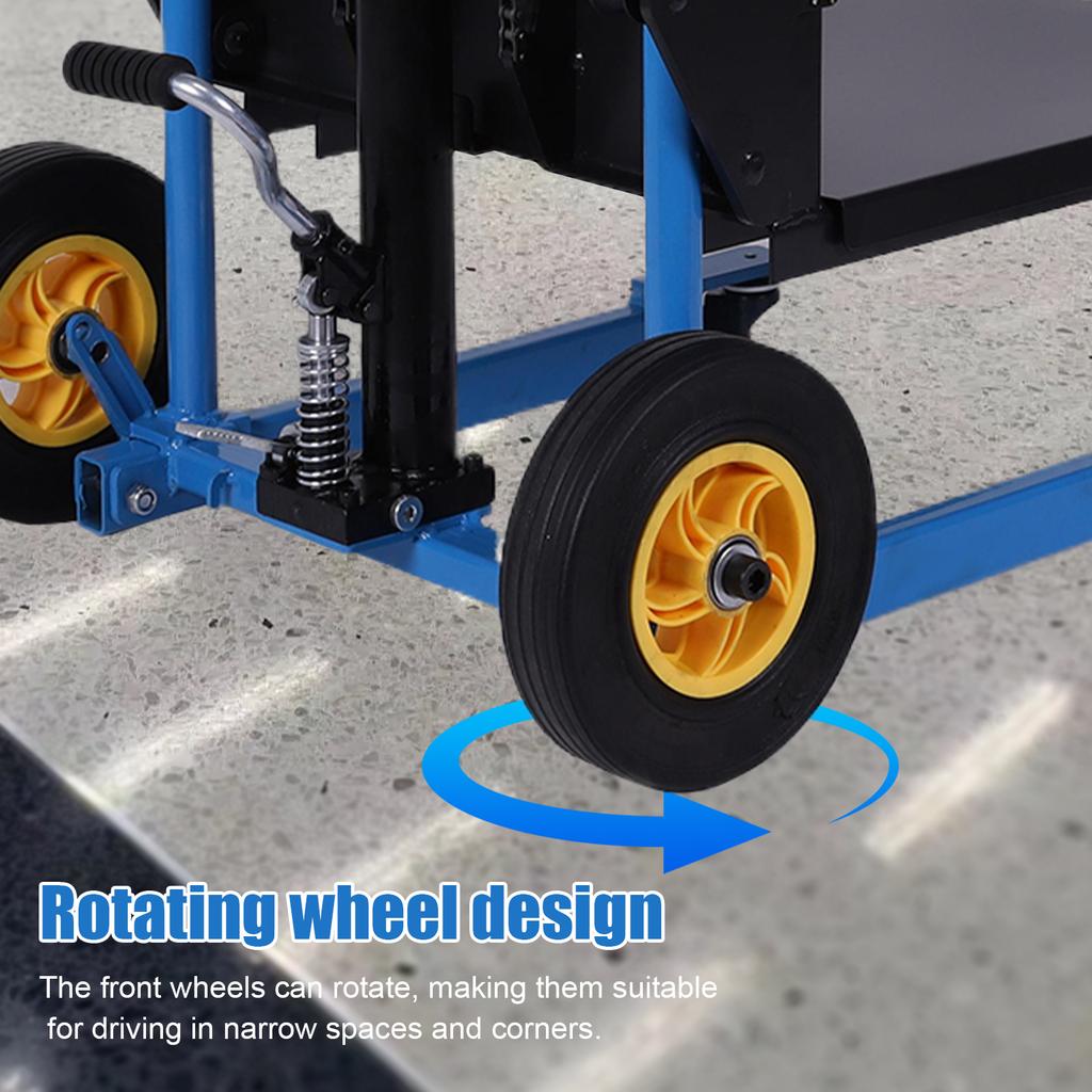 450 Lbs Pallet Jack Table Cart Swivel Casters Manual Forklift Material Stacker Portable Hand Pallet Truck Lift for Construction