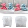 Candle Mold for Candle Making Sitting Bear Silicone Mold for Aromatherapy Plaster Colored Gypsum Mould DIY Crafts