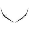 Pair Car Hdlight Eyebrows Front Left Right Trim Exterior Decoration Replacement for X1 F48 2015+(Carbon     )