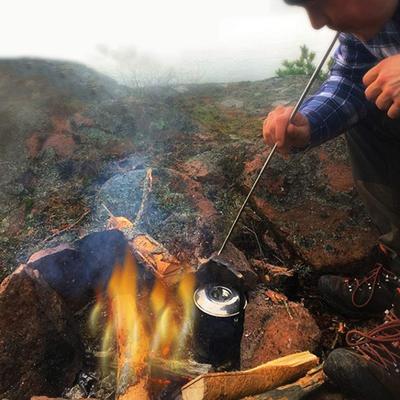 אש מפוח נירוסטה 6 חלקים צינור מכת אש טלסקופי צינור לנסיעות