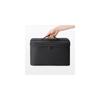 MUJI Recycled Nylon Makeup Box, Black, Large, Approx. 36 x 165 x 23 cm, 76811930