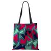 Abstract Art Print Shopping Bags Women Folding Reusable Customize Tote Shoulder Bag Canvas Casual Groceries Handbags 2022