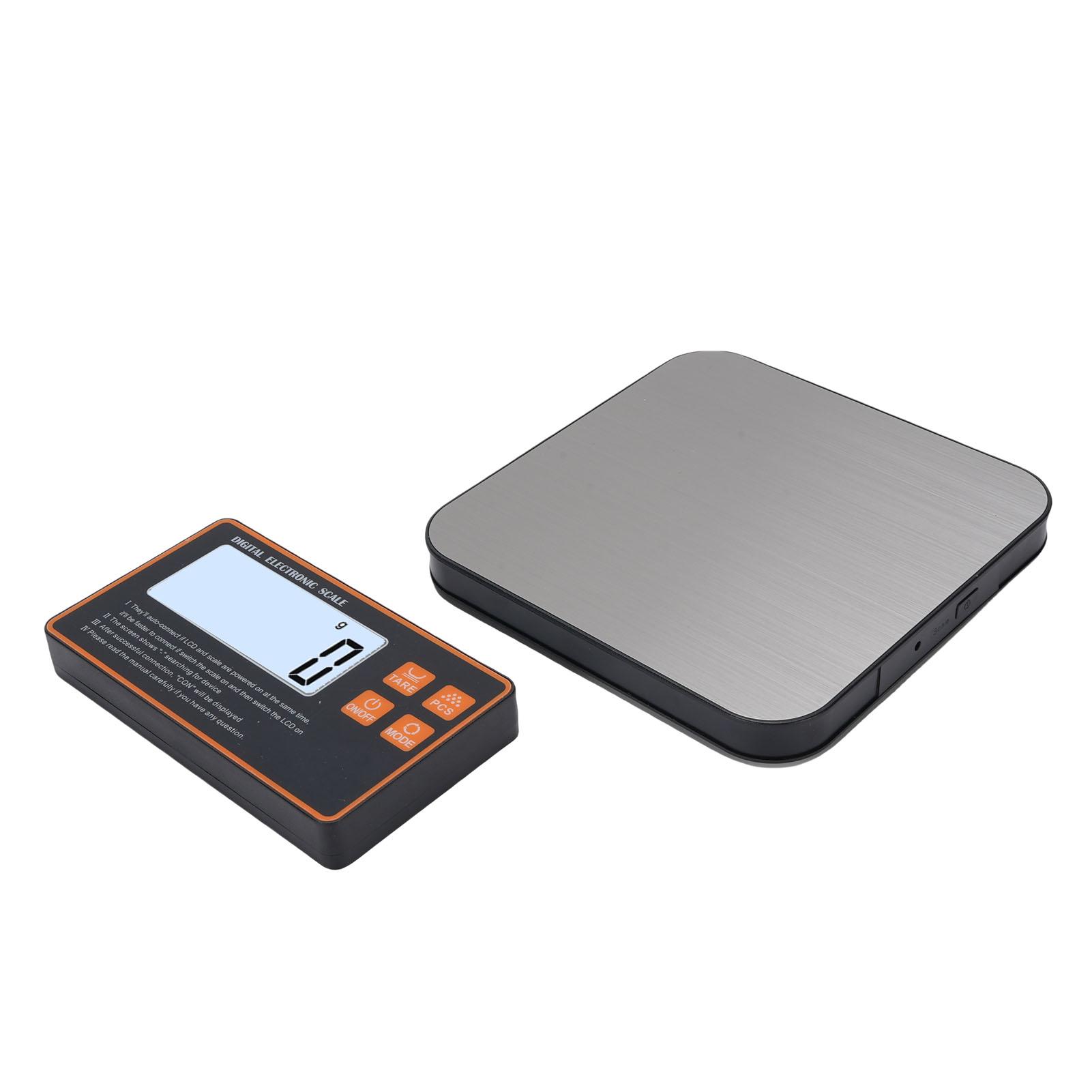 

Беспроводные кухонные весы с выносным дисплеем, чаша из нержавеющей стали, магнитные цифровые электронные 15 кг для