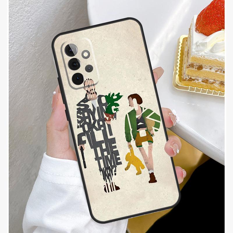 Leon The Professional Case For Samsung Galaxy A54 A34 A14 A15 A35 A55 A52 A32 A12 A51 A71 A33 A23 A13 A53 Coque