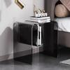 Modern Bedside Cabinet Sofa Creative Tea Table Landing Nordic Transparent Coffee Table  Balcony Table