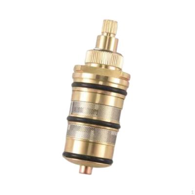 Brass Thermostatic Valve Spool Faucet Cartridge Bath Mixer Tap Shower Mixing Adjust the